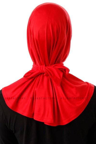 Sportif Cross - Rot Praktisch Viscose Hijab
