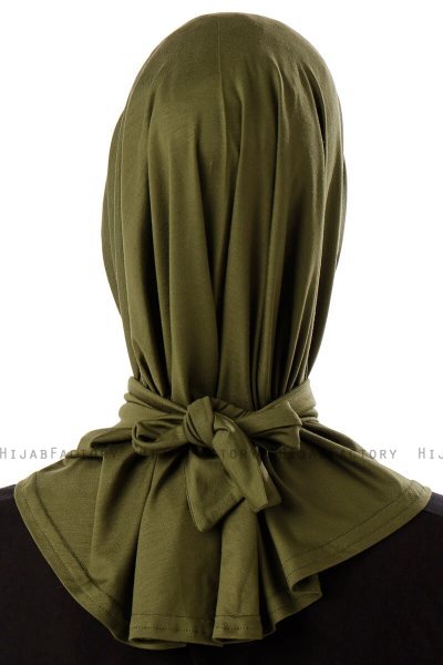Sportif Cross - Khaki Praktisch Viscose Hijab