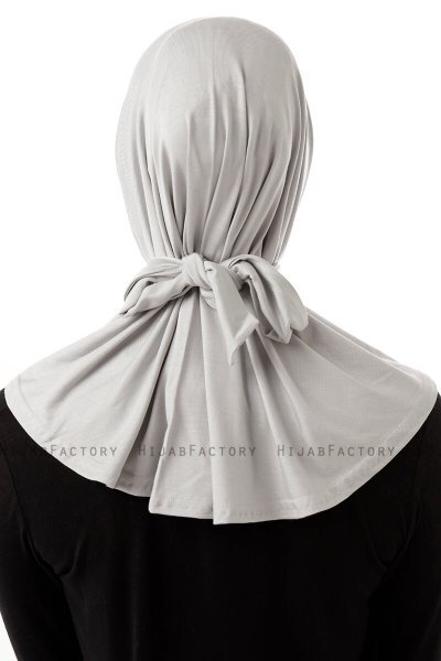 Sportif Cross - Hellgrau Praktisch Viscose Hijab