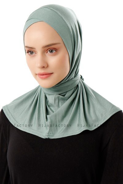 Sportif Cross - Grün Praktisch Viscose Hijab