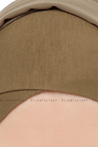 Alara Cross - Olivgrün One Piece Chiffon Hijab