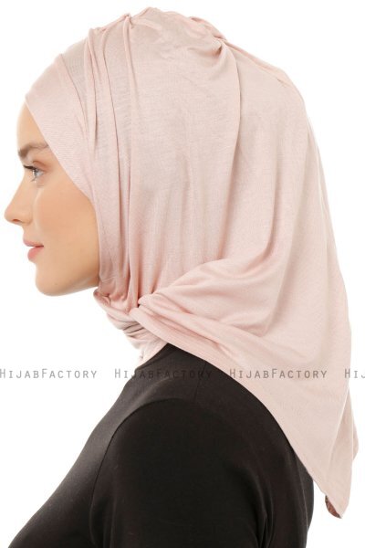 Isra Plain - Altrosa One-Piece Viscose Hijab