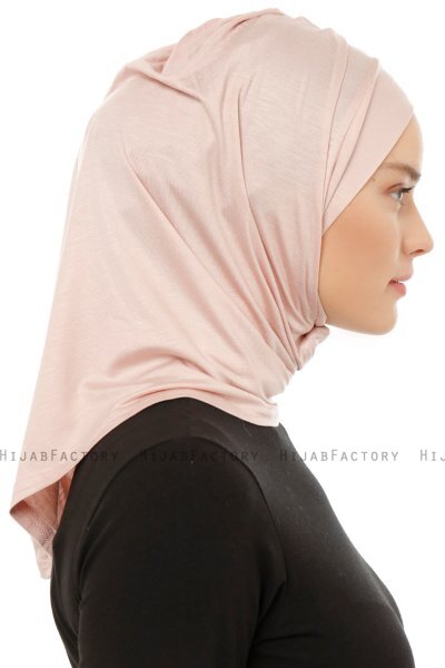 Isra Plain - Altrosa One-Piece Viscose Hijab