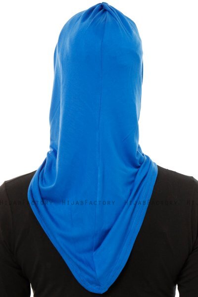 Isra Plain - Blau One-Piece Viscose Hijab
