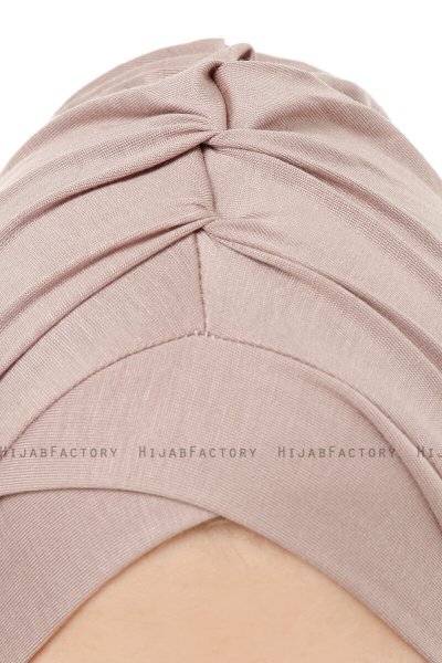 Isra Cross - Steingrau One-Piece Viscose Hijab