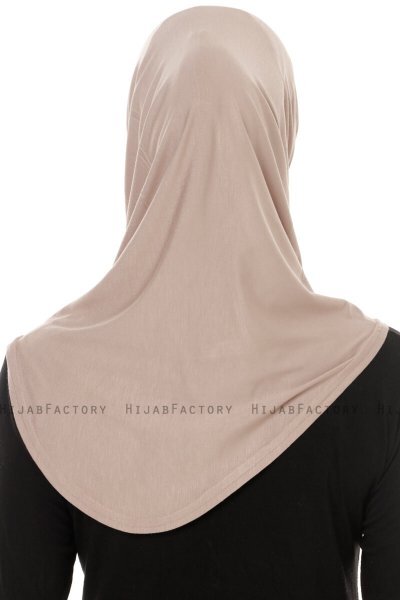 Hanfendy Plain Logo - Steingrau One-Piece Hijab