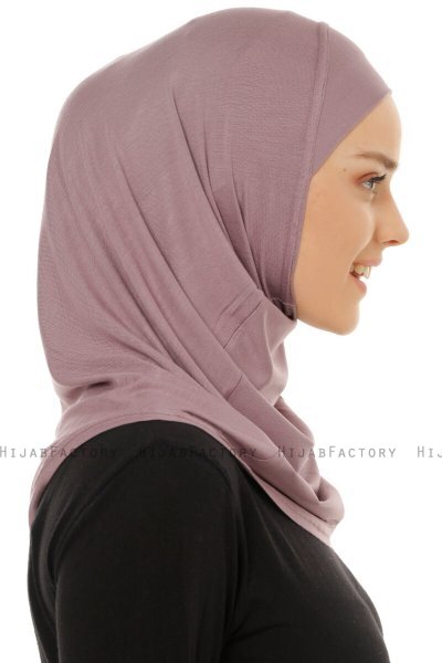 Hanfendy Plain Logo - Orient Blush One-Piece Hijab