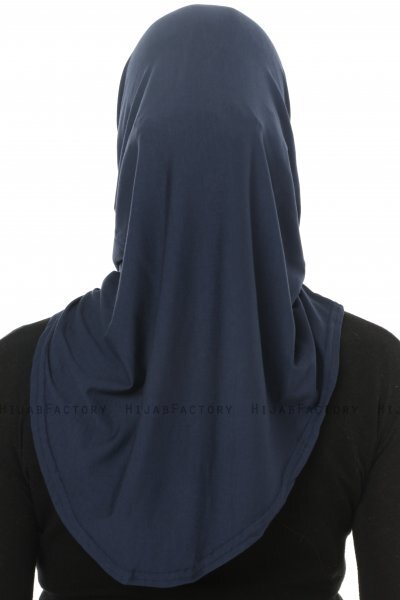 Hanfendy Cross Logo - Navy Blau One-Piece Hijab