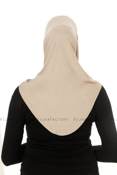 Hanfendy Cross Logo - Helltaupe One-Piece Hijab