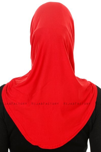 Hanfendy Cross Logo - Rot One-Piece Hijab