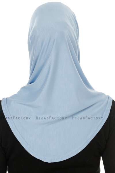 Hanfendy Cross Logo - Hellblau One-Piece Hijab