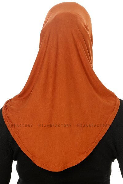 Hanfendy Cross Logo - Ziegelrot One-Piece Hijab