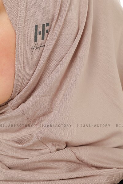 Hanfendy Cross Logo - Steingrau One-Piece Hijab