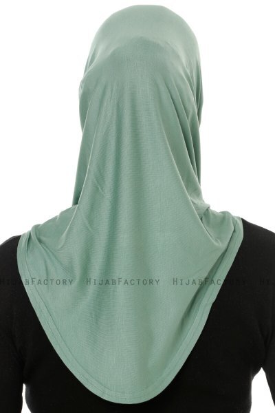 Hanfendy Cross Logo - Grün One-Piece Hijab