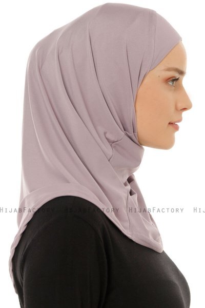 Micro Plain - Helles Lila One-Piece Hijab