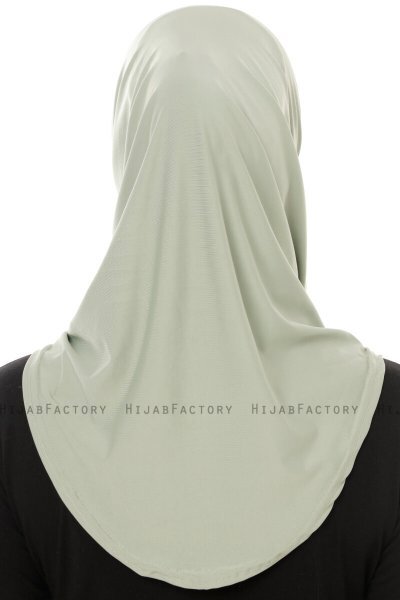 Micro Plain - Grün One-Piece Hijab