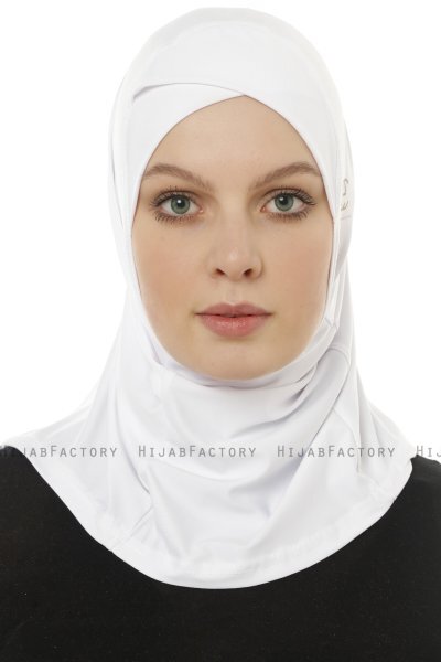 Micro Cross - Weiß One-Piece Hijab