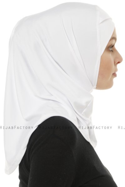 Micro Cross - Weiß One-Piece Hijab