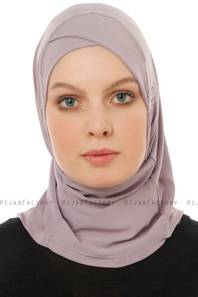 Micro Cross - Helles Lila One-Piece Hijab