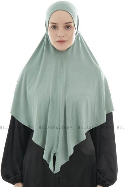 Ajda – Grün Hijab Mit Reißverschluss