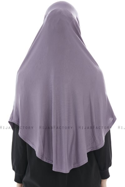 Roxelana - Dunkelviolett Lang Al Amira Hijab