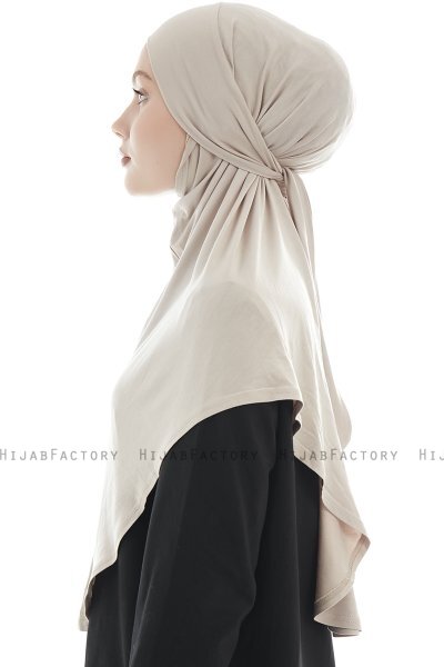 Sefa - Helltaupe One-Piece Al Amira Hijab