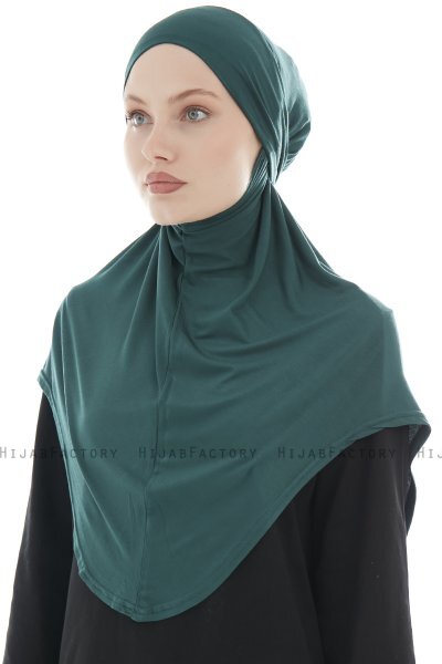 Sefa - Dunkelgrün One-Piece Al Amira Hijab