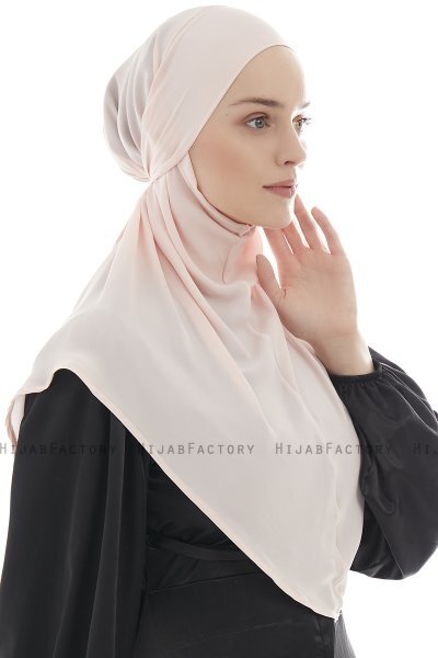 Ebrar - Altrosa Crepe Chiffon Al Amira Hijab