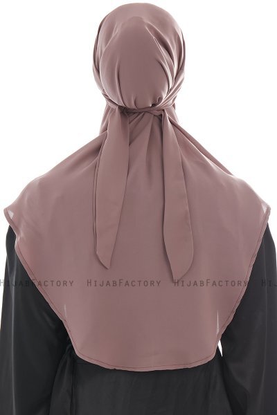 Ebrar - Pflaume Crepe Chiffon Al Amira Hijab