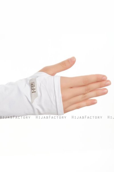 Azize - Weiß Pro Scarf Sport Hijab Set