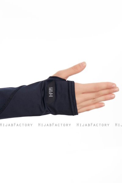 Azize - Navy Blau Pro Scarf Sport Hijab Set