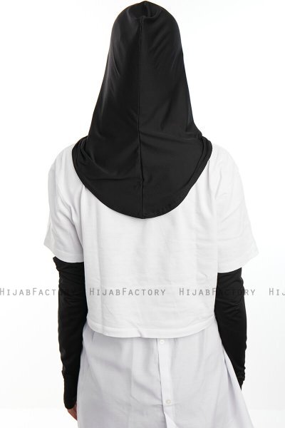 Bayda - Schwarz Pro Sport Hijab Set