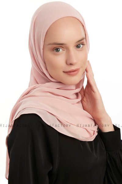 Eylem - Altrosa One Piece Chiffon Hijab