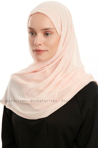 Eylem - Aprikose One Piece Chiffon Hijab