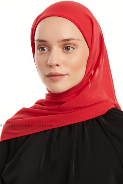 Sahar - Himbeere One Piece Chiffon Hijab