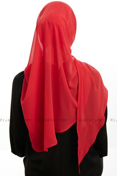 Sahar - Himbeere One Piece Chiffon Hijab