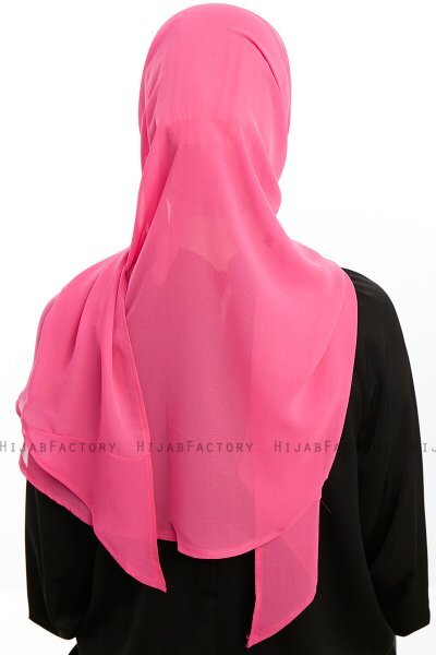 Sahar - Fuchsie One Piece Chiffon Hijab