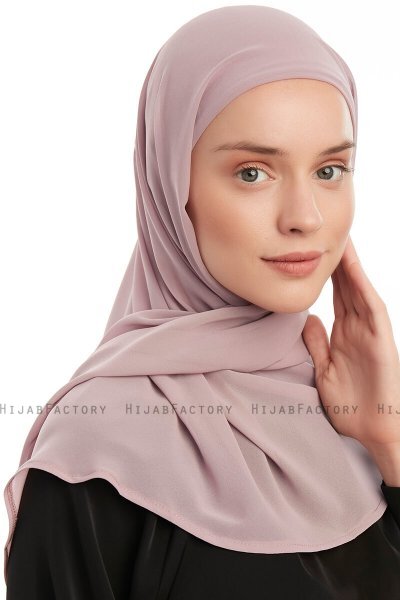Sahar - Lila One Piece Chiffon Hijab