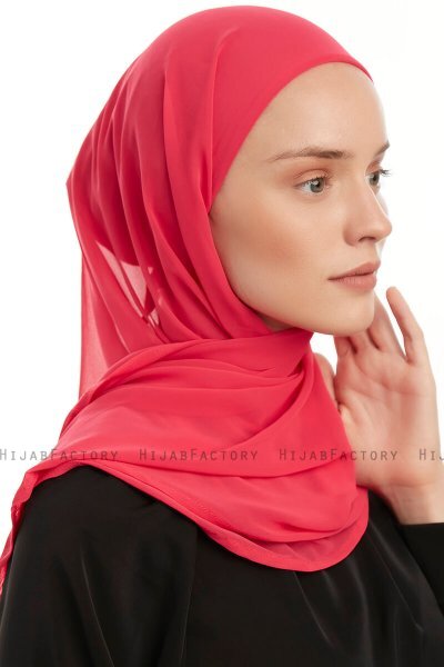 Sahar - Persian Rose One Piece Chiffon Hijab