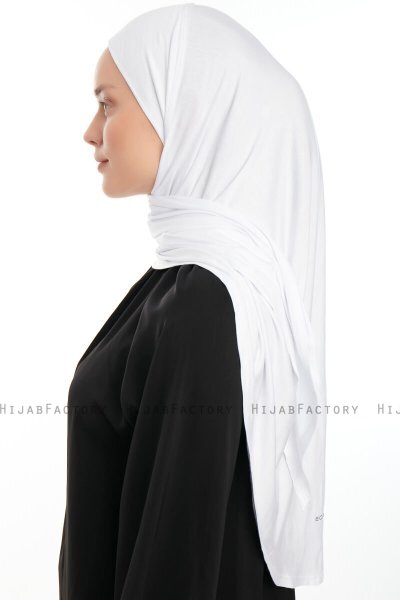 Vesile - Weiß One-Piece Hijab