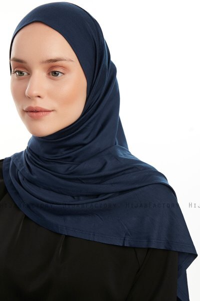 Vesile - Navy Blau One-Piece Hijab