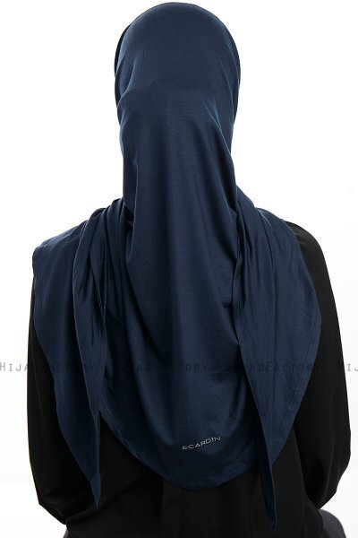 Vesile - Navy Blau One-Piece Hijab