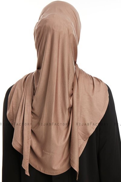 Vesile - Dunkeltaupe One-Piece Hijab
