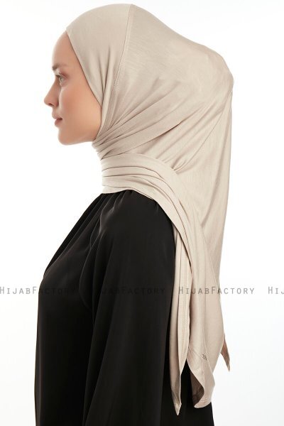 Vesile - Helltaupe One-Piece Hijab