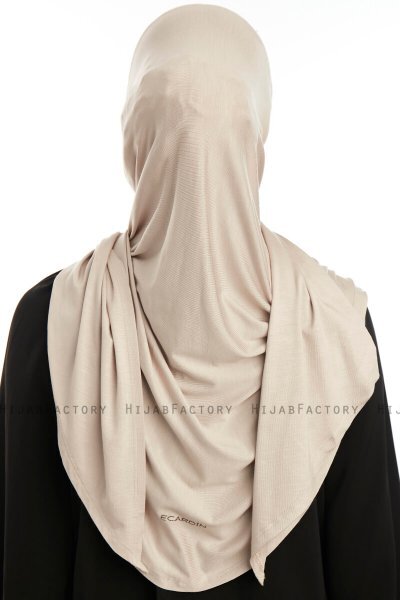 Vesile - Helltaupe One-Piece Hijab