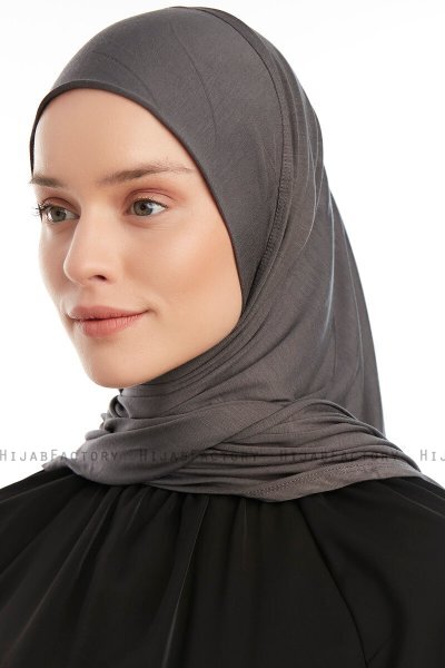 Vesile - Dunkelgrau One-Piece Hijab