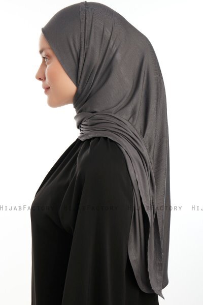 Vesile - Dunkelgrau One-Piece Hijab