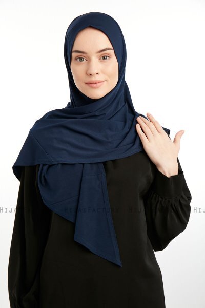Nermin - Navy Blau Sandy Scarfs Hijab