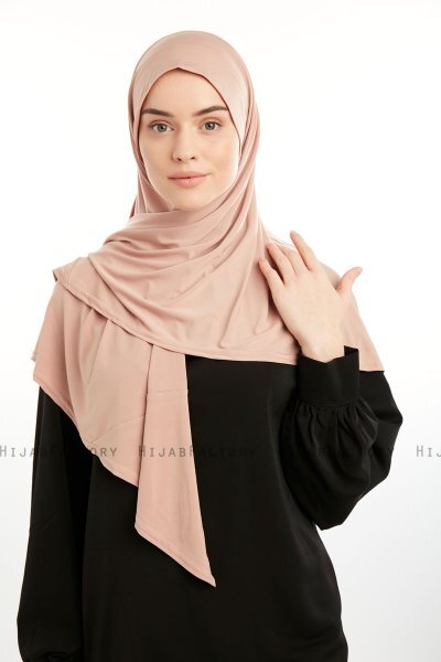 Nermin - Lachsfarbe Sandy Scarfs Hijab