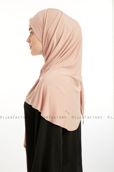 Nermin - Lachsfarbe Sandy Scarfs Hijab